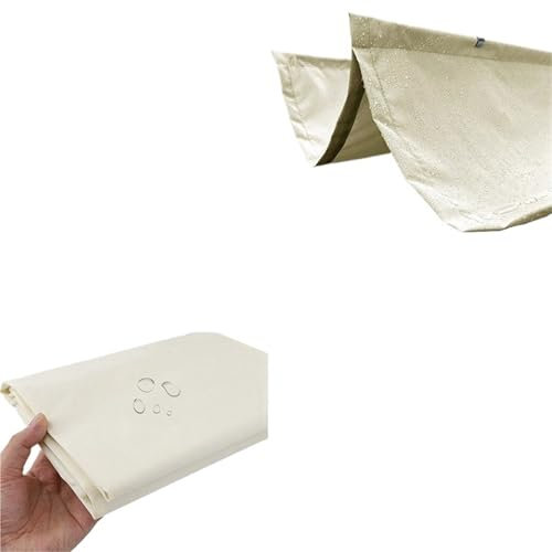 Retractable Pergola Canopy, Retractable Sail Shade Garden Pergola Waterproof Retractable Canopy Rainproof Wave Telescopic Sunshade Cloth Swimming Pool Sunblock Sail Outdoor Awning(Milky Only Fabric,0.