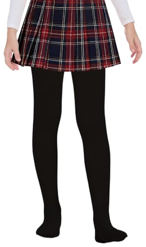 ANTLOOWW Collant Termici da Bambina Collant Opachi da Balletto Collant Termici Foderati E Caldi per Bambini Taglie 95-155