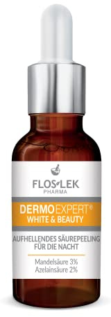 FLOSLEK Whitening Brightening Face Acid Night Peeling | 30 ml | Lightens, Moisturizes, Softens & Evens Skin Colour | Smoother & Brighter Complexion | Reduces the Intensity of Blemishes