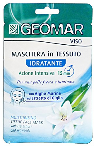 GEOMAR | Gesichtsmaske aus Stoff, feuchtigkeitsspendend, erfrischend, 22 ml | Dermatologisch getestet