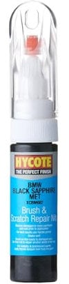 Hycote Brush and Scratch Repair Nib Touch Up Paint, HYC BMW Black Sapphire (Metallic), 12.5 ml