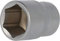 BRILLIANT TOOLS BT021811 3/8 Sechskant-Stecknuss, 17 mm [Powered by KS TOOLS]