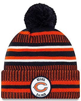 New Era Herren Chicago Bears Beanie, Navy, One Size