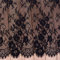 Egurs 3m*1.5m Bestickte Blumen Spitze Band Wimpernspitze Spitzenbesatz Stoff Meterware Bekleidungszubehör Spitze Schwarz