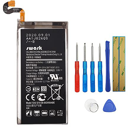 Swark Batterie EB-BG950ABE compatible avec S8 G950F avec outils