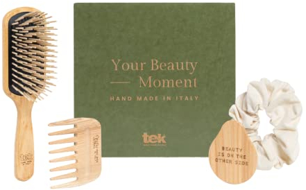 Tek - Beauty-Geschenkbox - Langes Haar-Styling-Set - Made in Italy