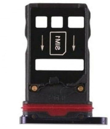 SIM-Kartenfach für Huawei Mate 20 Pro, Adapter, Micro-SD-Karte, Blau