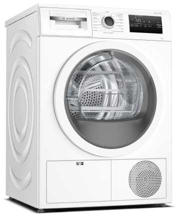 Bosch WTH85V17II Serie 4, Asciugatrice a pompa di calore, capacità 7 kg, EasyClean, Cestello Lana, Auro Dry, Programma Rapido