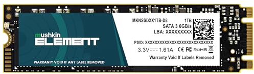 Mushkin SSD Element M.2 1TB PCIe Gen3x4 NVME