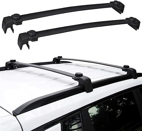 2 Stück Auto Dachträger für Jeep Compass 2017 2018 2019, Top Crossbar Dachregal RelingträGer ZubehöR