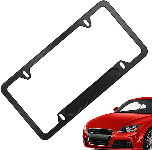 Kfz-für den Außenbereich | Rostfreie Kennzeichenabdeckung, Auto-Tag-Rahmen, rostfreier Nummernschild-Rahmen - Vordere und hintere Autodekoration, Anhänger, LKW, Garage, Auto, Schlafzimmer