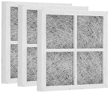 Watris Veiyi Kühlschrank Gefrierschrank Filter, 3er-Pack Air Fresh Filter, 80x80mm/3.1x3.1Zoll Aktivkohle Luftfilter Lg Kühlschrank Teile Zubehör Für Lg Lt120F Elite 469918 Kühlschrank Gefrier Schrank