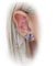 LaVenty Accessoires punk Y2k Evil Eye Ohrringe Teufelsauge Ohrschmuck Nazar Ohrringe Herren Geschenke Türkisch