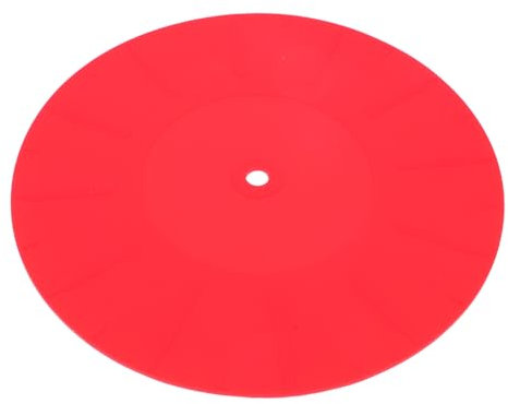 Vaguelly Vinyl Record Mat Disc Mat Disc Cover Silicone Platter Pad Rubber Turntable Mat Turntable Slipmat Pad Silicone Mat Turntable Platter Mat Silica Gel Anti-static Player