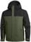 Pioneer Camp Herren Regenjacke Wasserdicht Atmungsaktiv Outdoor Jacke Mit Kapuze 4 Taschen Militärgrün XL
