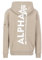 Alpha Industries Back Print Zip Hoodie für Herren Vintage Sand