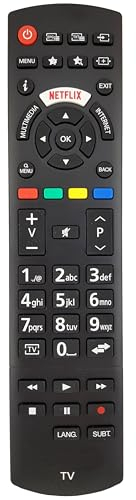 Ersatz Fernbedienung für Panasonic TV TX-43GXW584 | TX-43GXW654 | TX-43HX580E | TX-43HX582E |