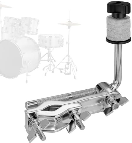TENTOTEN Cymbal Arm Cymbal Boom Holder with Clamp, Cymbal Boom Arm with 360°Cymbal Extension Mount Clamp for Splash Cymbals