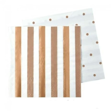 Ensemble de vaisselle jetable en papier kraft doré avec motif feuille de palmier assiette, serviette, paille, décoration de fête, mariage, anniversaire