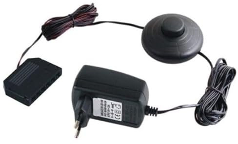 ledomec LED Trafo mit Trittschalter für Glasbodenbeleuchtung 3D Clip 1,1W (Anschlussset mit Fußdruckschalter)