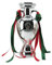 HEHUANG Trophée de la Ligue des Champions 2024 - Décorations de football - Trophée Euro pour le sport réel (34 cm)