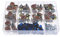 45pcs Wh148 Dual Gang Stereo 6pin Potentiometer kit 1k 5k 10k 20k 50k 100k 250k 500k 1M with knobs Single Shaft Nuts+BOX CZAOINCU