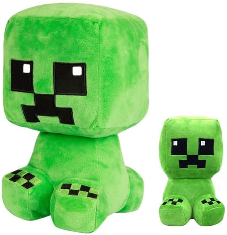 wllqinte Mine-Craft Creeper Plüsch, 26 cm Spiel Creeper Plüsch, Charaktere Puppe zum Thema Spiel, Geburtstagsgeschenke Spielefans Spielzeug für Kinder Jungen Mädchen, Creeper Peripheral Derivative
