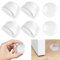 AOOTE 6 Pcs Transparent Floor Door Stopper, Semi-Circular, Self-Adhesive, Noise Reduction, Easy Install, Set of 2
