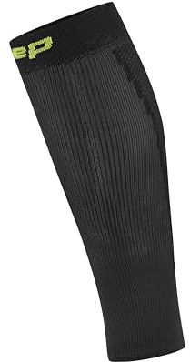 CEP - Wadenbandage mit Kompression für Herren, Core 5.0 Calf Sleeves, Größe III/M / 32-38cm Wadenumfang, schwarz/lime