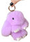 Battnot Plüsch Häschen Pom Pom Schlüsselbund künstliche weiche Kaninchenhaar Taschenanhänger Ball Schlüsselanhänger für Handtasche Dekoration Schlüsselanhänger Plüsch-Pom Pom Dekoration