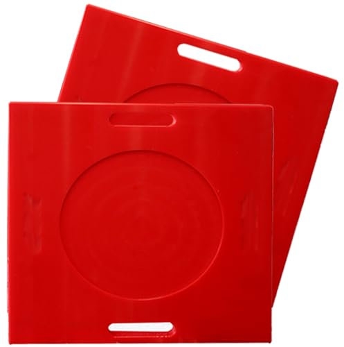 Coussin stabilisateur Haute densité Lot De 2 Ou 4 Blocs De Stabilisation Personnalisés, Patins De Stabilisation Mobiles Pour Grue, Pompe À Béton, Godet De Camping-car, Plateforme D'atterrissage(2 pack