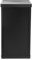 Poubelle QLT Knockdown 50 L - Couvercle à pression - Anti-traces de doigts - Design moderne et durable - 36x24,2x83 cm - Noir