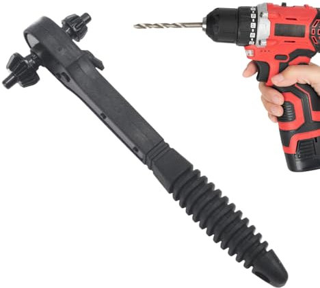 2 In 1 Mandrino A Cricchetto | Per Mandrino Elettrico - A Doppia Testa Per Riparazioni Auto E Manutenzione Bici