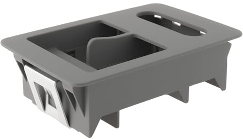 YINETTECH Fensterheber Schalter Gehäuse Panel Blende 6N0959549A Kompatibel mit VW Lupo Polo 6N2 Grau
