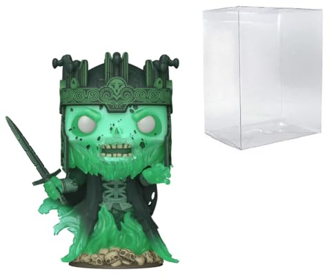 POP! Plus Herr der Ringe – Dunharrow King (Glow) Limited Edition Supreme #1770, gebündelt mit kompatibler Box Protector Case