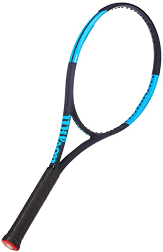 Wilson Tennisschläger, Ultra 100L, Graphit, schwarz/blau, Griffstärke: 4 1/8, WRT73741U1
