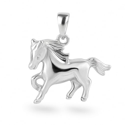 FIVE-D Anhänger Pferd Pony 925 Silber Ketten Anhänger Damen Kinder Mädchen