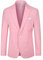 YOUTHUP Blazer da Uomo Slim Fit Formale Giacca da Abito Casual 1 Pulsante Elegante Giacche