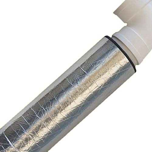 prom-note Rolle Rohrisolierung Isolierschlauch Für 50mm / 75mm / 100mm Rohre, Die Wickelrolle Hinterlassen Industrielle Abdeckungen Für Klempner Klempnerarbeiten DIY Professional (10mm Isolierung)