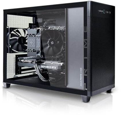 SYSTEMTREFF Mini PC Intel Core i5-12400F 6x4.4GHz | Nvidia GT 710 2GB | 512Go M.2 NVMe | 16Go DDR4 RAM | Windows 11 | Ordinateur de Bureau Silencieux avec pour Usage Professionnel multimédia