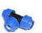 Set mit 5 Stück Kompressions-T-Stück Art. 14810 für PE-Rohre Kunststoff Alfa (16 mm x 16 mm x 16 mm)