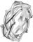 HIJONES Herren Damen Edelstahl Zweig Dornenkrone Statement Ring Baum Rebe Versprechen Ehering Silber Größe 57