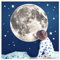 Little Deco Wandsticker Kinderzimmer Wandtattoo Vollmond rund Wanddeko Spielzimmer Sticker Mond Kinder Wandaufkleber Wandbild selbstklebend Sterne DL702-2
