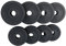 GORILLA SPORTS® Olympia Hantelscheiben - 1,25-30kg Gewichte, Einzeln/Set, 50/51 mm Bohrung, Kunststoff - Hantelscheiben-Set, Hanteln