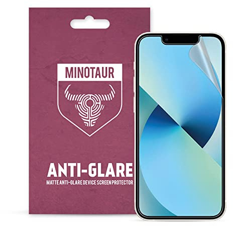 Minotaur Screen Protector for iPhone 13 Mini (5.4), Matte Anti Glare (6 Screen Protectors)