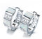 Tanduaji Creolen 925 Silber Damen Opal Ohrringe Kleine, Weiß