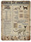 Sphynx Cat Knowledge Poster, Metallblechschild, Wandschild, Dekoration, Vintage-Retro-Schild, Eisenmalerei, Aluminiumschild für Heimdekoration, Bar, Shop, Männer, Höhle, Außenbereich, Garage, Innenb