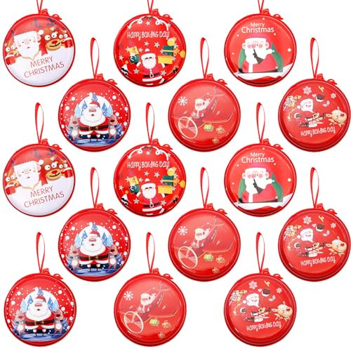 15, Colgante De Árbol De Navidad, Monedero De Navidad, para Monedas, Caramelos Pequeños, Fiestas De Navidad, Rellenos De Cajas