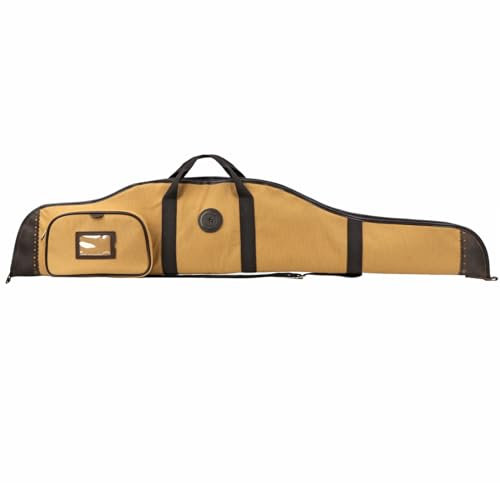 Tourbn Funda suave de lona para rifle de 116.8 cm, bolsa de transporte acolchada para caza, tiro, arma de fuego, bolsa de almacenamiento