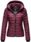 Navahoo Damen Jacke Steppjacke Übergangsjacke gesteppt Stepp Frühjahr B650 [B650-Lulana-Weinrot-Gr.M]